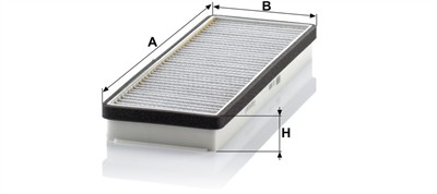 MANN-FILTER CU 3855 EAN: 4011558300906.