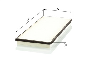 MANN-FILTER CU 3858 EAN: 4011558300609.
