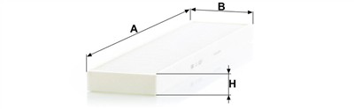 MANN-FILTER CU 5257 EAN: 4011558246501.