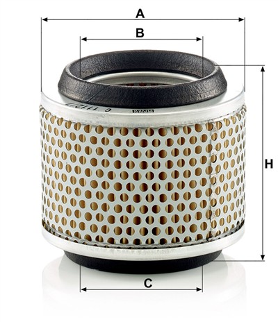 MANN-FILTER C 1112/7 EAN: 4011558373108.