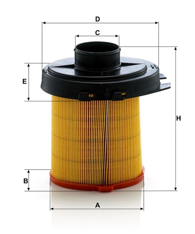 MANN-FILTER C 1468 EAN: 4011558105501.