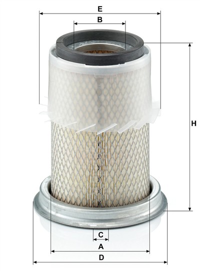 MANN-FILTER C 14 123 EAN: 4011558363307.