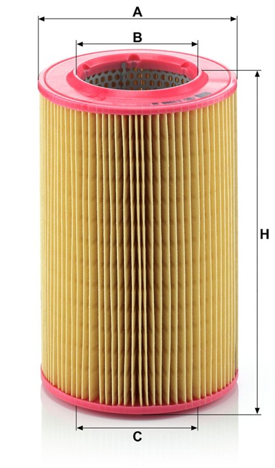 MANN-FILTER C 1596 EAN: 4011558147006.