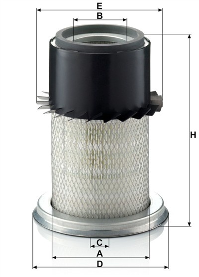 MANN-FILTER C 16 150 EAN: 4011558229504.