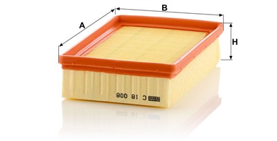 MANN-FILTER C 18 008 EAN: 4011558039158.