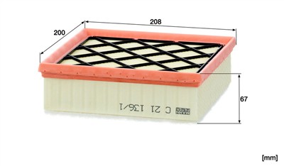 MANN-FILTER C 21 136/1 EAN: 4011558017699.