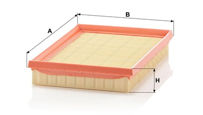 MANN-FILTER C 2345/1 EAN: 4011558186609.