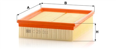 MANN-FILTER C 23 011 EAN: 4011558029203.