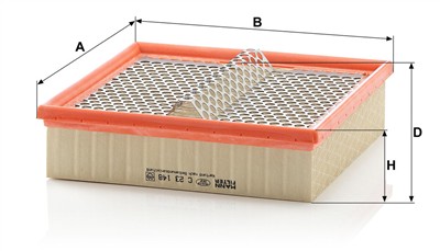 MANN-FILTER C 23 148 EAN: 4011558147600.