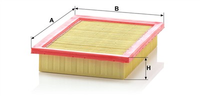 MANN-FILTER C 2496 EAN: 4011558207809.