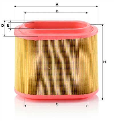 MANN-FILTER C 24 196 EAN: 4011558215309.