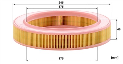 MANN-FILTER C 2540 EAN: 4011558143107.