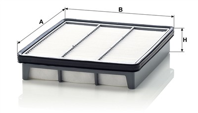 MANN-FILTER C 2542 EAN: 4011558358303.