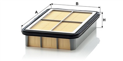 MANN-FILTER C 2568 EAN: 4011558165208.