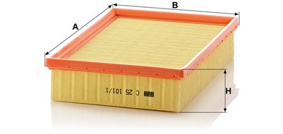 MANN-FILTER C 25 101/1 EAN: 4011558013035.