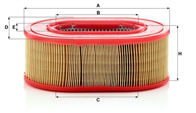 MANN-FILTER C 25 124 EAN: 4011558133702.