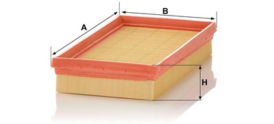 MANN-FILTER C 2658 EAN: 4011558350604.
