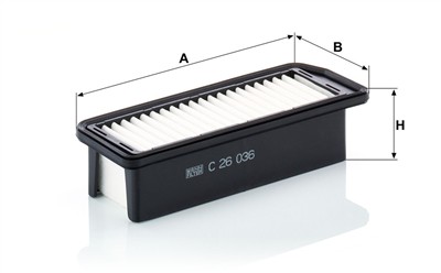 MANN-FILTER C 26 036 EAN: 4011558072292.