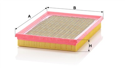 MANN-FILTER C 2733 EAN: 4011558223502.