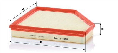 MANN-FILTER C 27 045 EAN: 4011558077075.