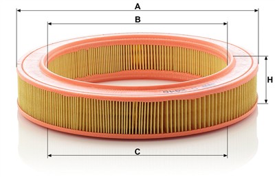 MANN-FILTER C 2846 EAN: 4011558116101.