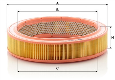 MANN-FILTER C 2852/2 EAN: 4011558116408.