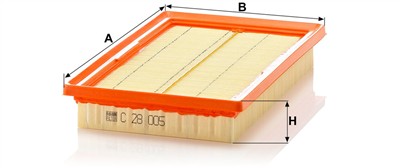 MANN-FILTER C 28 005 EAN: 4011558017781.