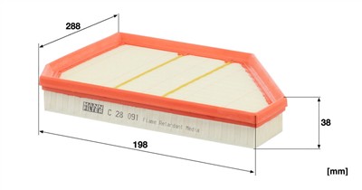 MANN-FILTER C 28 091 EAN: 4011558812836.