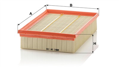 MANN-FILTER C 28 155 EAN: 4011558417406.