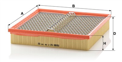 MANN-FILTER C 28 191 EAN: 4011558144807.