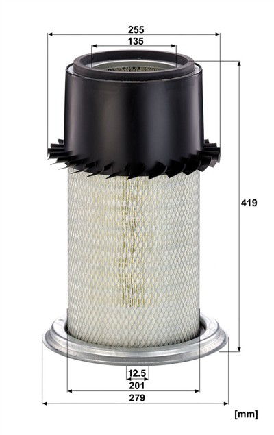 MANN-FILTER C 28 357 EAN: 4011558384401.