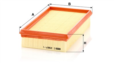MANN-FILTER C 2987/1 EAN: 4011558021238.