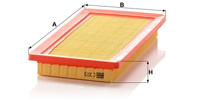 MANN-FILTER C 3073 EAN: 4011558156404.