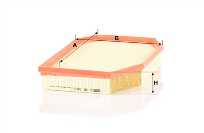 MANN-FILTER C 30 003 EAN: 4011558012496.