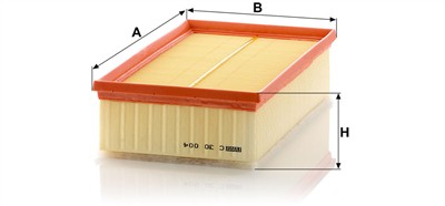MANN-FILTER C 30 004 EAN: 4011558028695.