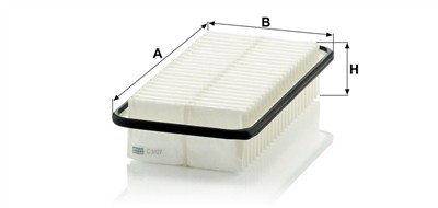 MANN-FILTER C 3127 EAN: 4011558384807.