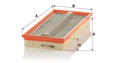MANN-FILTER C 33 102 EAN: 4011558143404.
