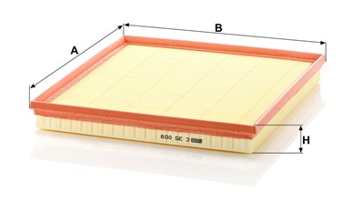 MANN-FILTER C 35 009 EAN: 4011558031787.