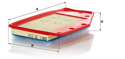 MANN-FILTER C 35 014 EAN: 4011558095840.
