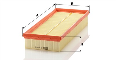 MANN-FILTER C 3698/3-2 EAN: 4011558016197.