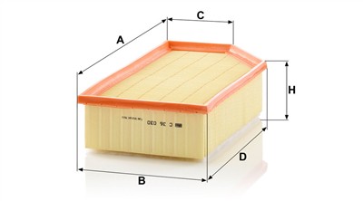 MANN-FILTER C 36 030 EAN: 4011558073114.