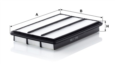 MANN-FILTER C 3766 EAN: 4011558352608.