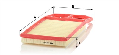 MANN-FILTER C 4287/1 EAN: 4011558201807.