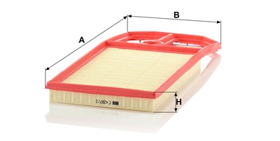 MANN-FILTER C 4287/2 EAN: 4011558207601.