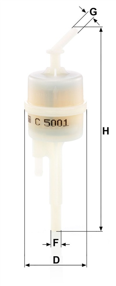 MANN-FILTER C 5001 EAN: 4011558073718.