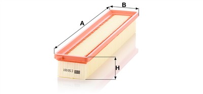 MANN-FILTER C 50 001 EAN: 4011558030070.