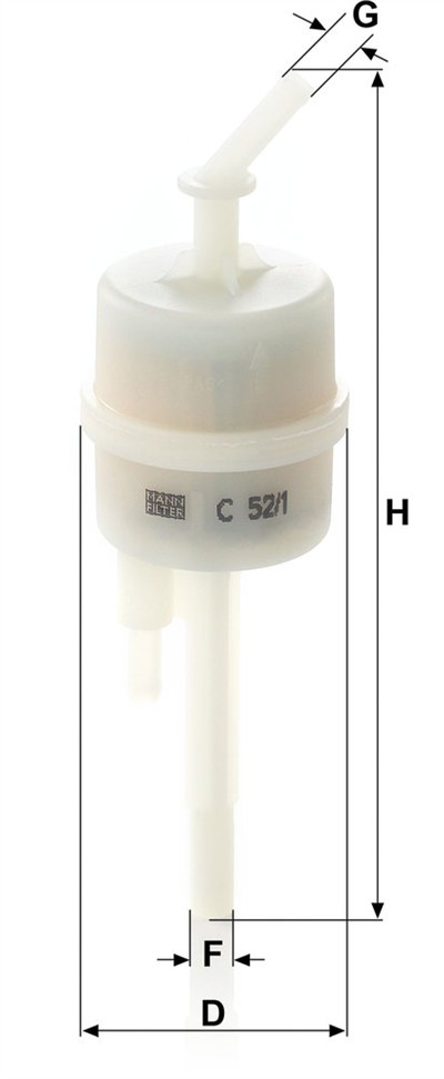 MANN-FILTER C 52/1 EAN: 4011558384906.