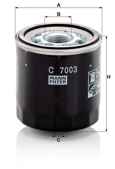 MANN-FILTER C 7003 EAN: 4011558084653.