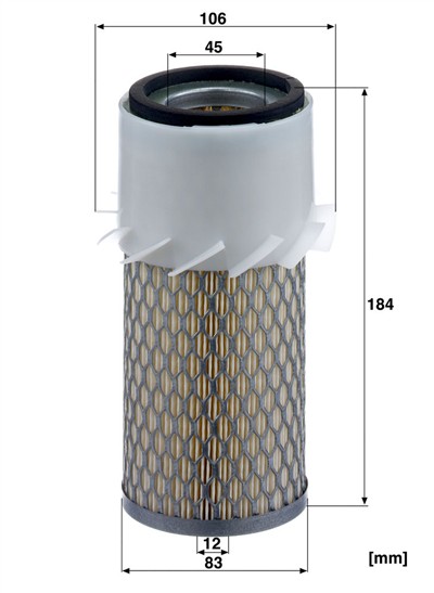 MANN-FILTER C 934 X EAN: 4011558190606.