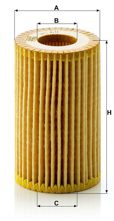 MANN-FILTER HU 611 x EAN: 4011558292300.